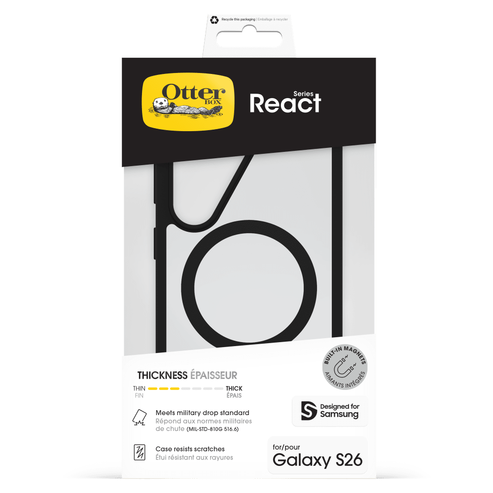 Wholesale cell phone accessory OtterBox - Profile Magnetic Case for Samsung Galaxy S26 - Black