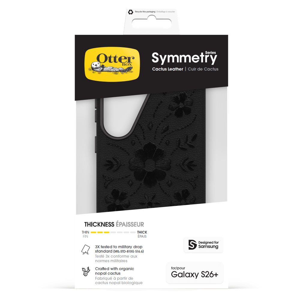 Wholesale cell phone accessory OtterBox - Symmetry Cactus Leather Embroidery Case for Samsung