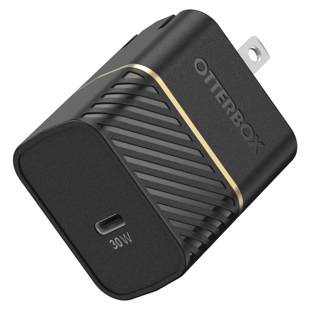 Wholesale cell phone accessory OtterBox - USB C PD GaN Wall Charger 30W - Black Shimmer