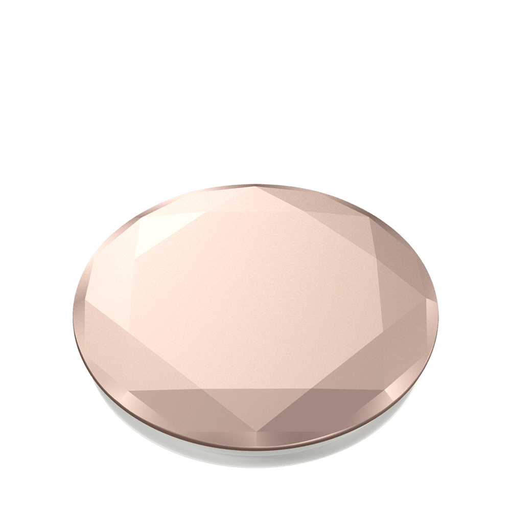 Wholesale cell phone accessory PopSockets - PopGrip Premium - Metallic Diamond  Rose Gold