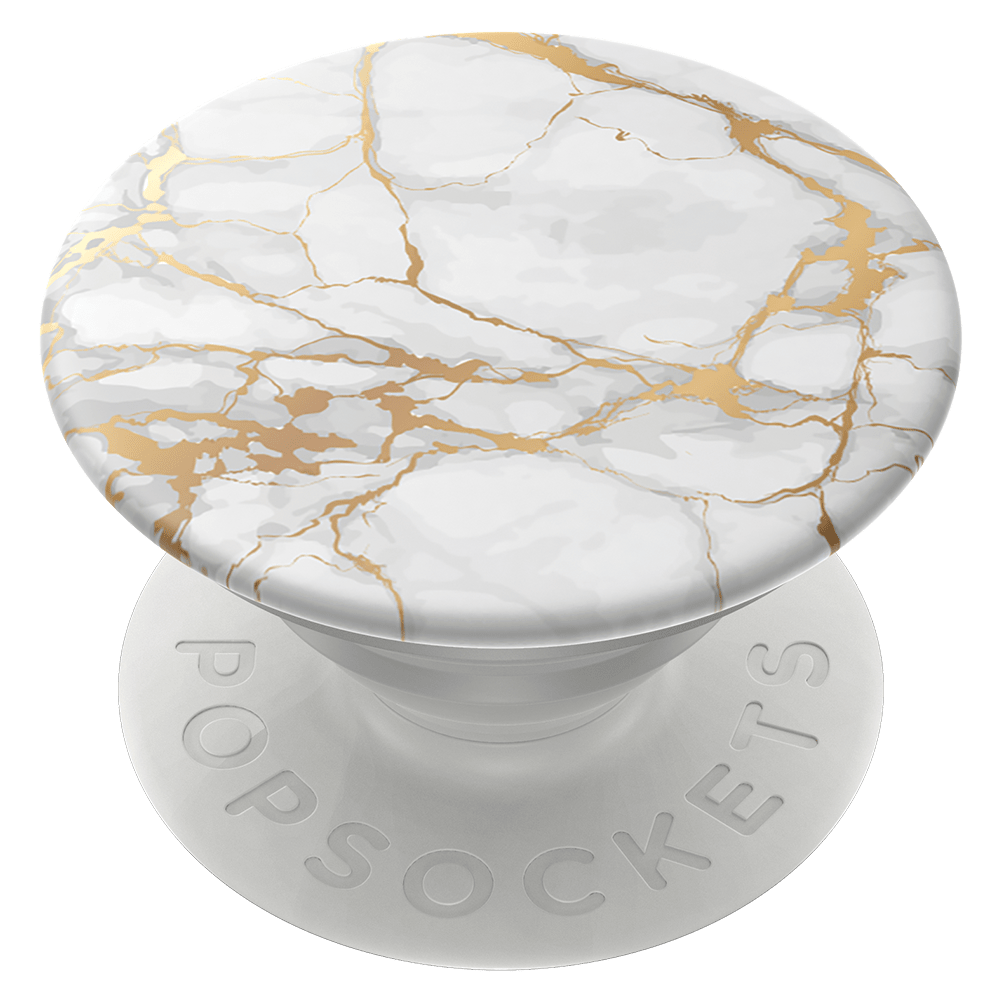 Wholesale cell phone accessory PopSockets - PopGrip - Gold Lutz Marble