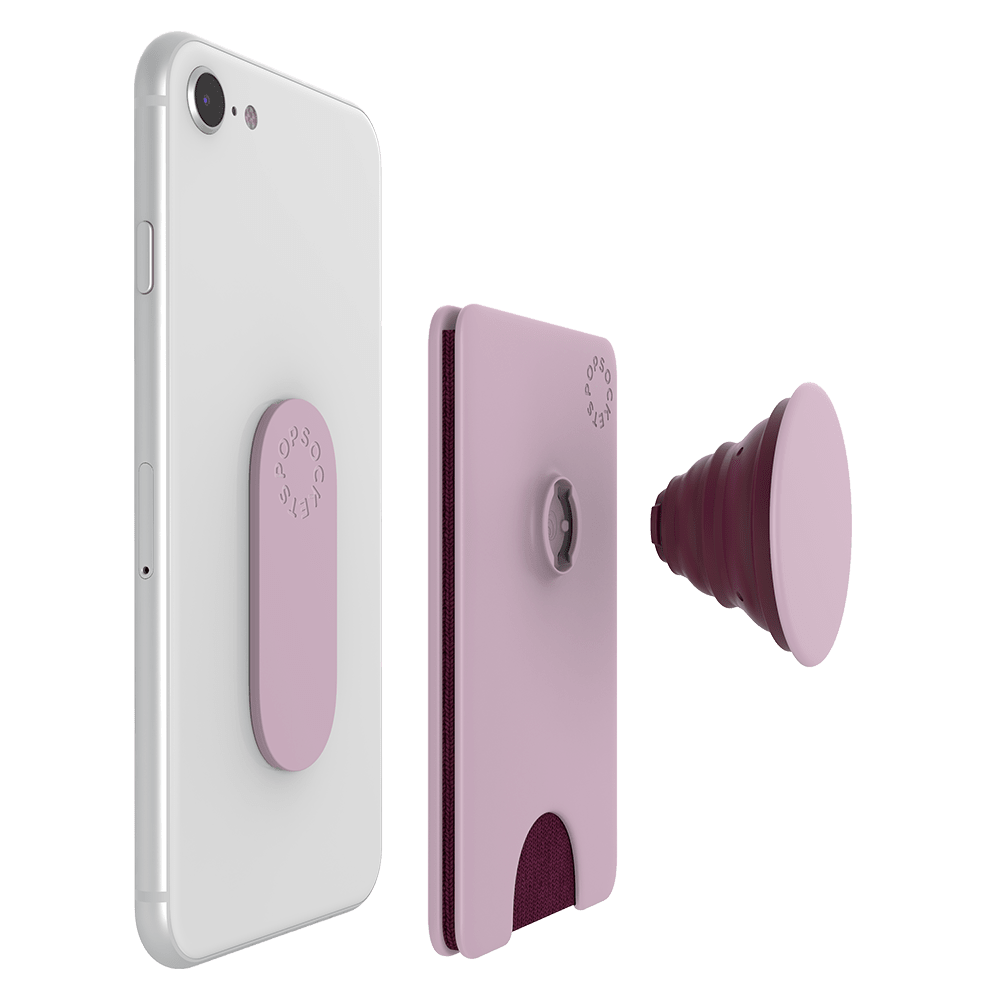 Wholesale cell phone accessory PopSockets - PopWallet Plus with PopGrip - Blush Pink