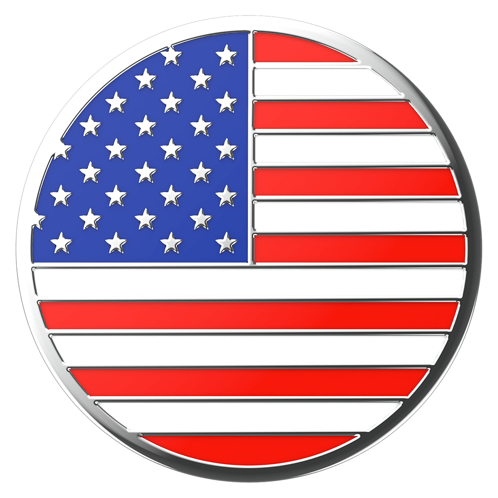 Wholesale cell phone accessory PopSockets - PopGrip Premium - Enamel Old Glory