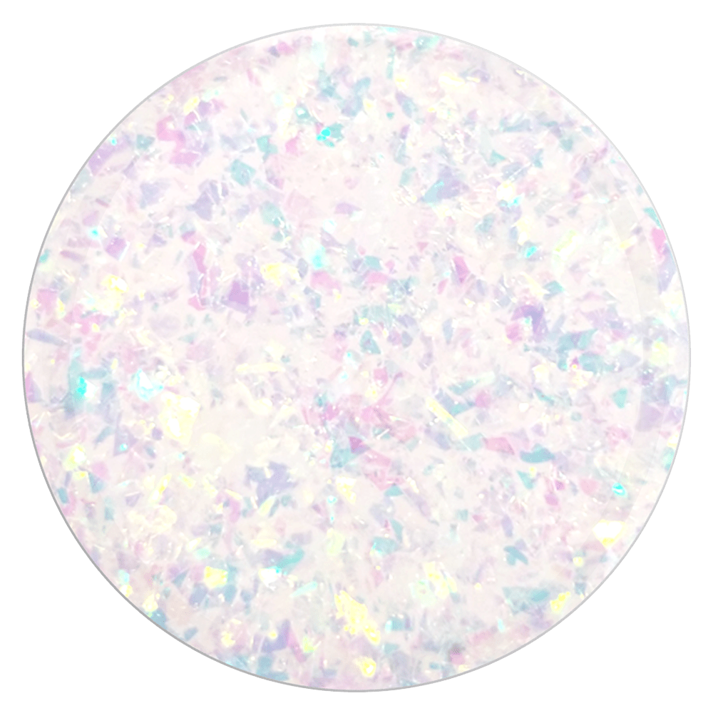 Wholesale cell phone accessory PopSockets - PopGrip Premium - Iridescent Confetti White