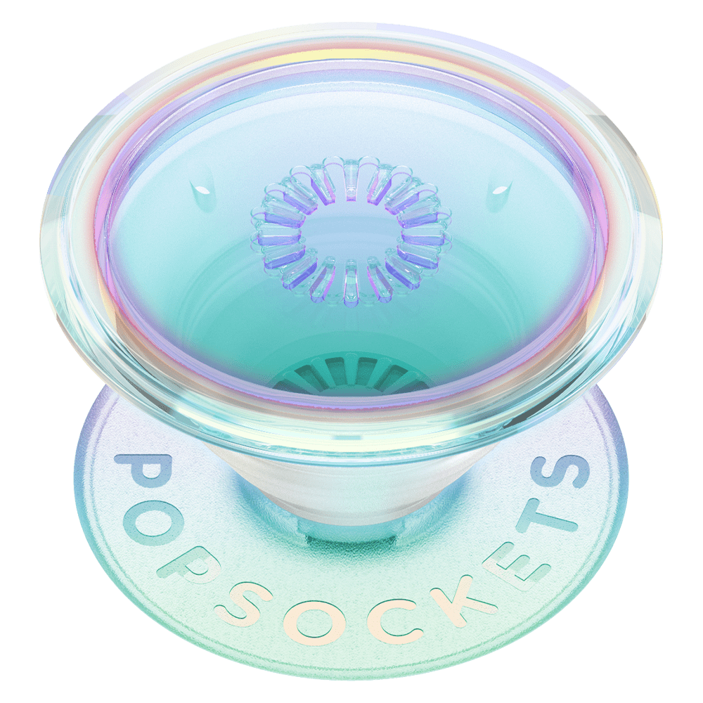 Wholesale cell phone accessory PopSockets - PopGrip Premium - Clear Iridescent