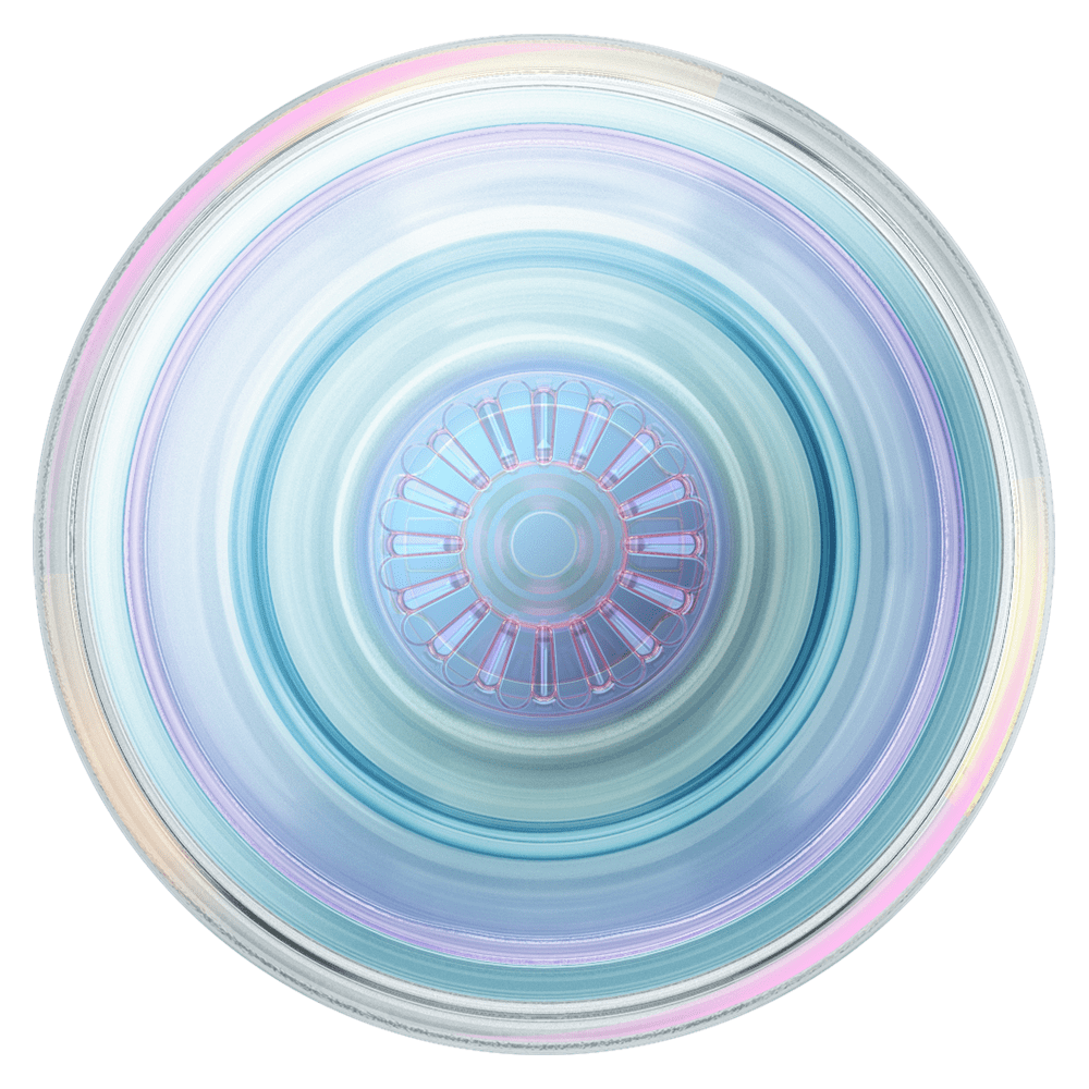 Wholesale cell phone accessory PopSockets - PopGrip Premium - Clear Iridescent