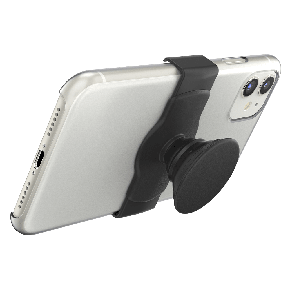 Wholesale cell phone accessory PopSockets - PopGrip Slide Stretch - Black