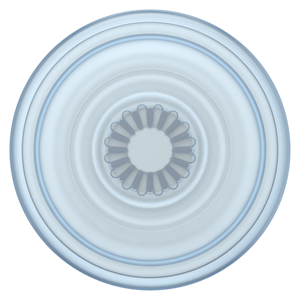 Wholesale cell phone accessory PopSockets - PopGrip Premium - Plant Ice Blue Translucent