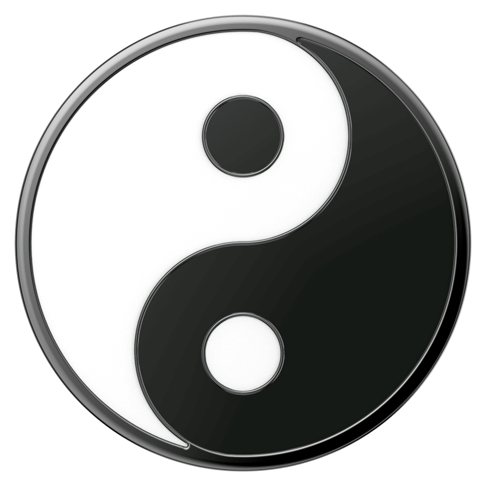 Wholesale cell phone accessory PopSockets - PopGrip Premium - Enamel Yin Yang