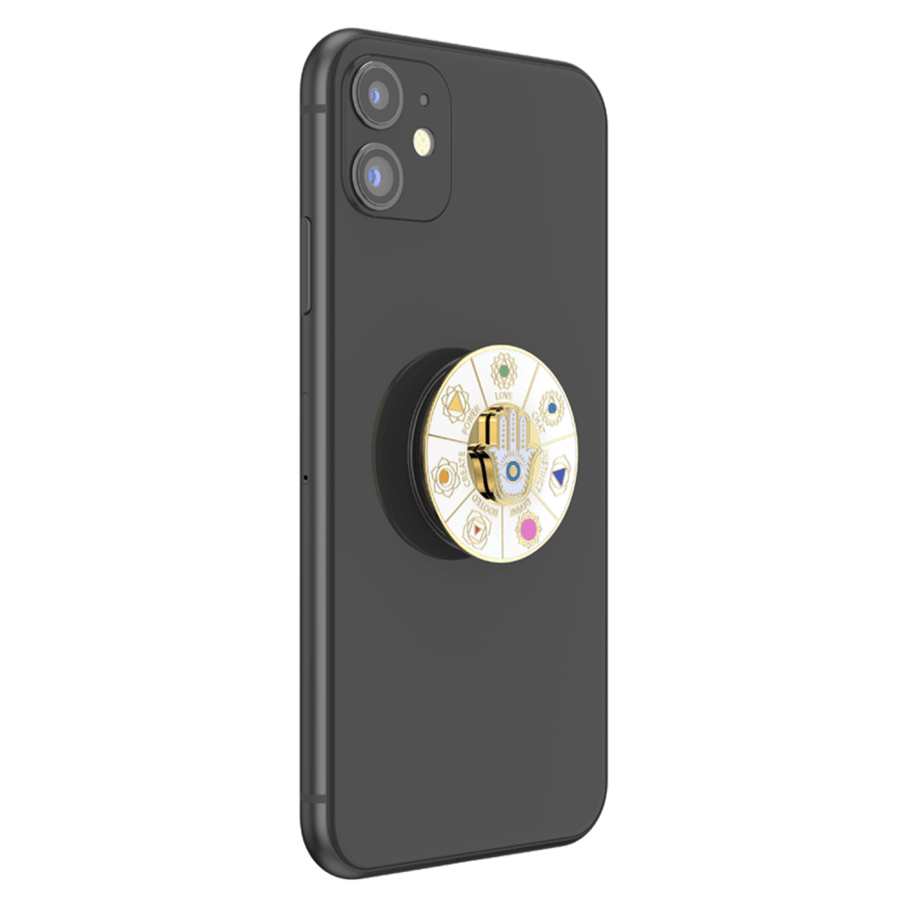 Wholesale cell phone accessory PopSockets - PopGrip Premium - Enamel Spinner Chakras