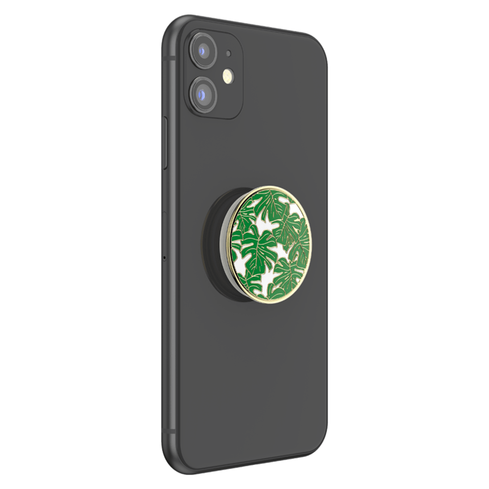 Wholesale cell phone accessory PopSockets - PopGrip Premium - Enamel Monstera