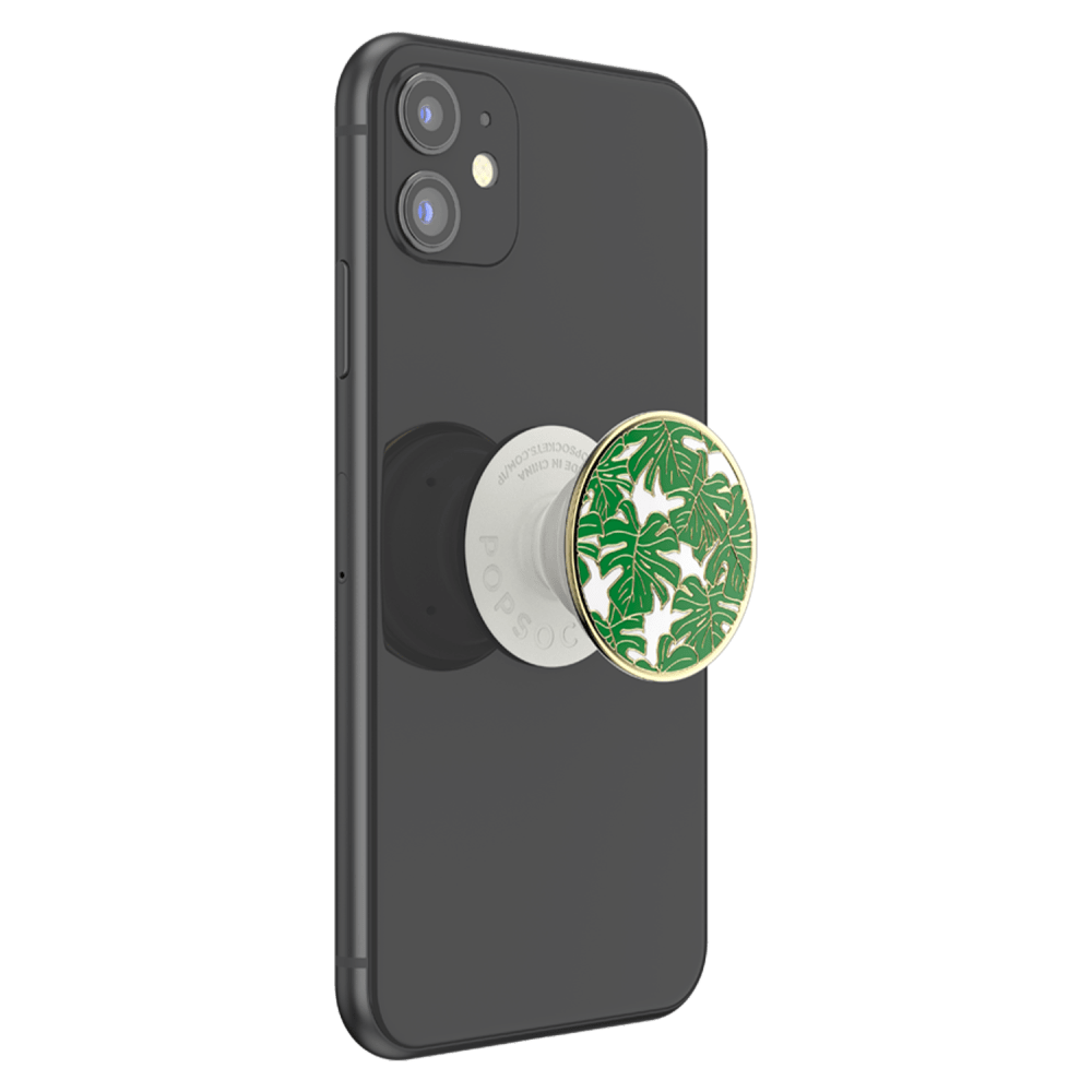 Wholesale cell phone accessory PopSockets - PopGrip Premium - Enamel Monstera