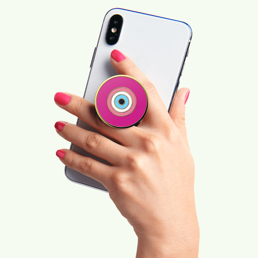 Wholesale cell phone accessory PopSockets - PopGrip Premium - Enamel Evil Eye Lover