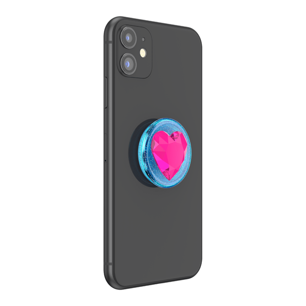 Wholesale cell phone accessory PopSockets - PopGrip Premium - Bon Bon Ice Blue Heart