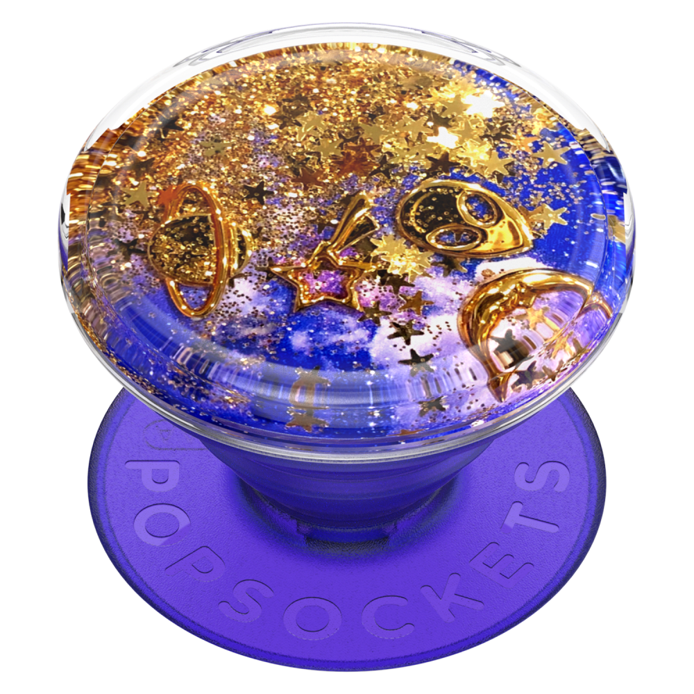 Authentic Popsockets Luxe Tidepool Galaxy Purple Swappable Phone Grip Pop  Socket