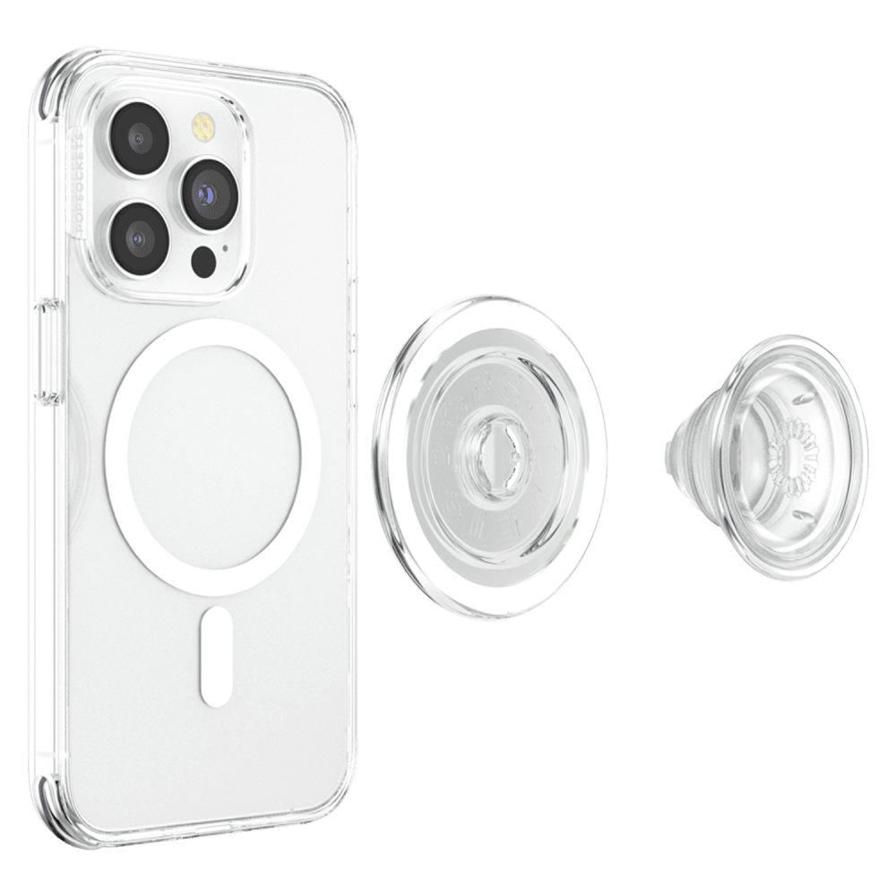 Wholesale cell phone accessory PopSockets - PopGrip MagSafe Circle - Clear