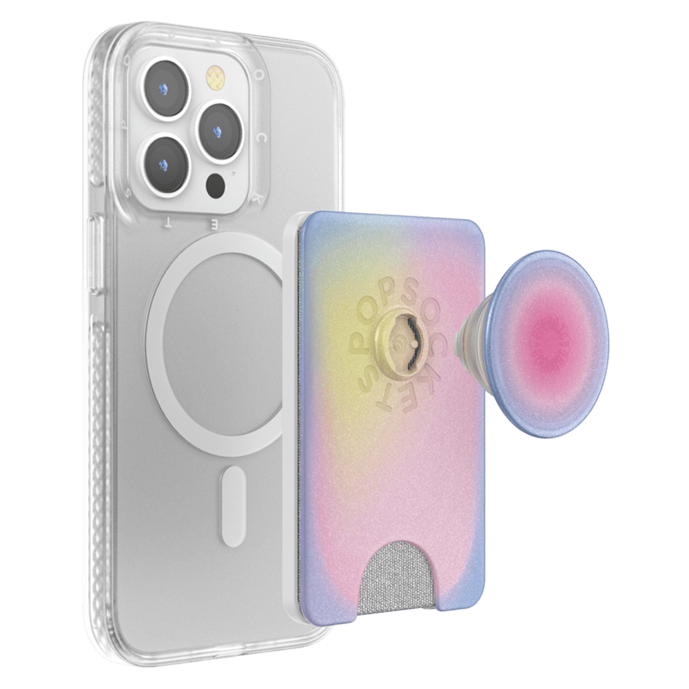 Wholesale cell phone accessory PopSockets - MagSafe PopWallet Plus - Aura