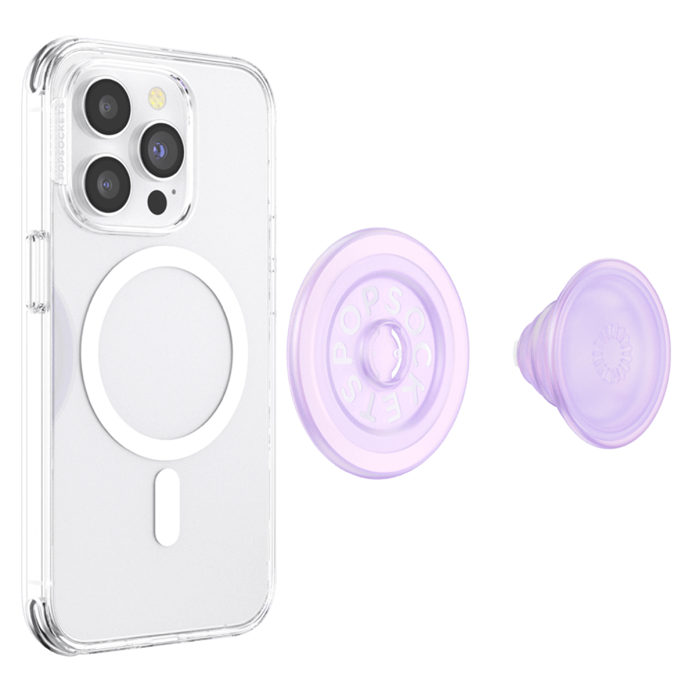 Wholesale cell phone accessory PopSockets - PopGrip MagSafe Circle - Opalescent Clear