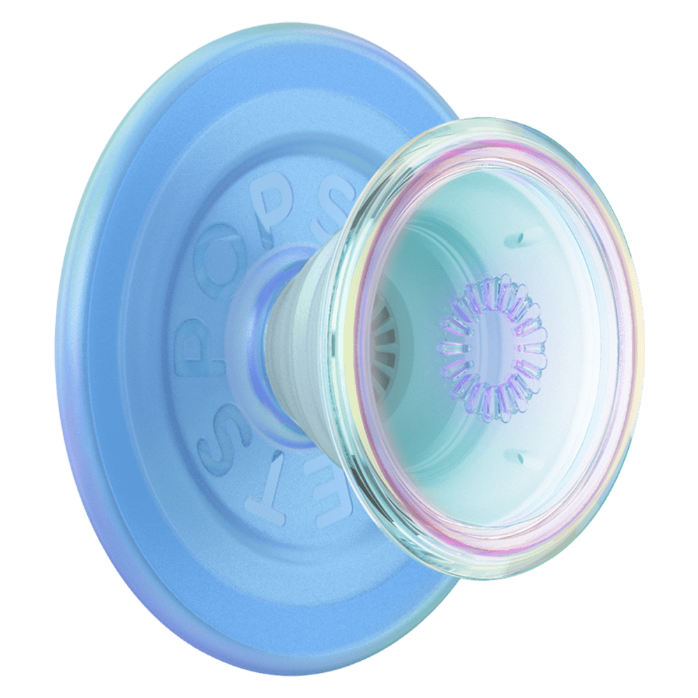 Wholesale cell phone accessory PopSockets - PopGrip MagSafe Circle - Blue Iridescent Translucent