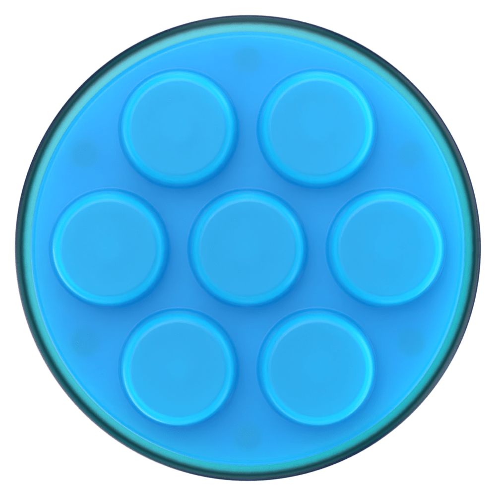 Wholesale cell phone accessory PopSockets - PopGrip Premium - Electric Blue PopFidget