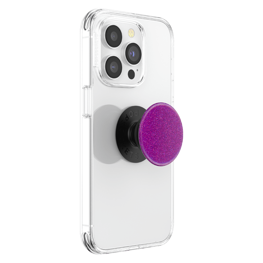 Wholesale cell phone accessory PopSockets - PopGrip Premium - Glitter Confetti Purple Haze