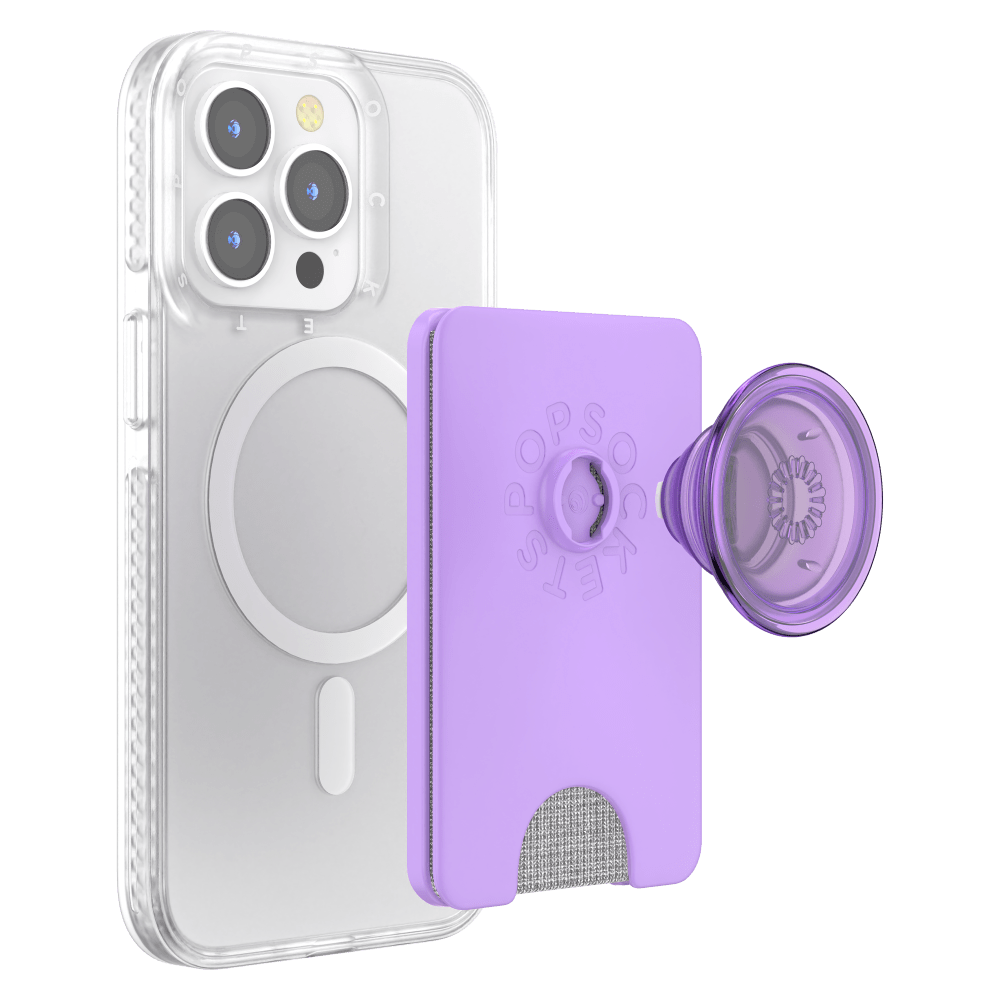 Wholesale cell phone accessory PopSockets - MagSafe PopWallet Plus - Lavender