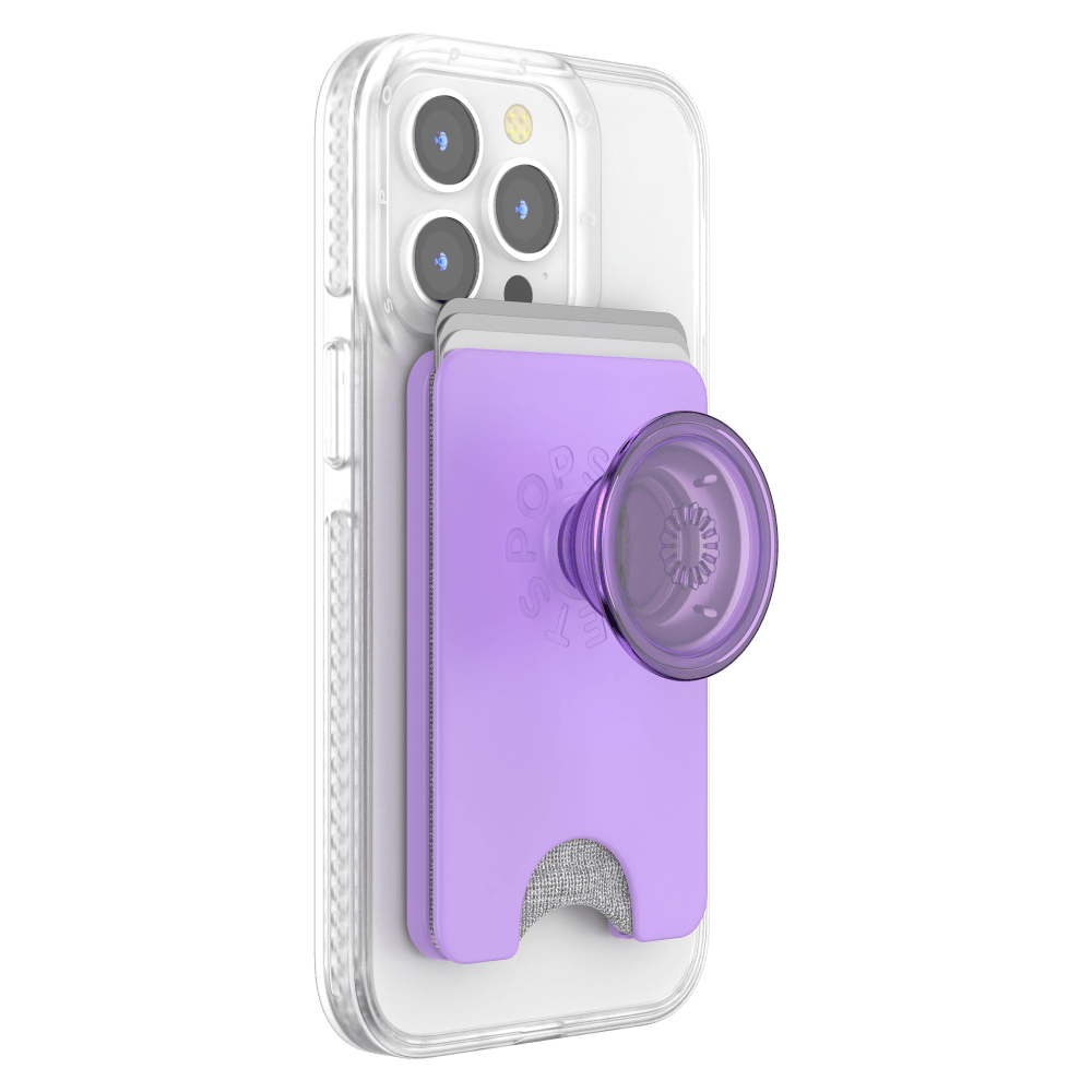 Wholesale cell phone accessory PopSockets - MagSafe PopWallet Plus - Lavender