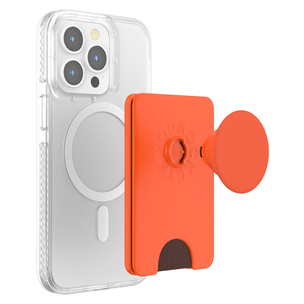 Wholesale cell phone accessory PopSockets - MagSafe PopWallet Plus  - Persimmon