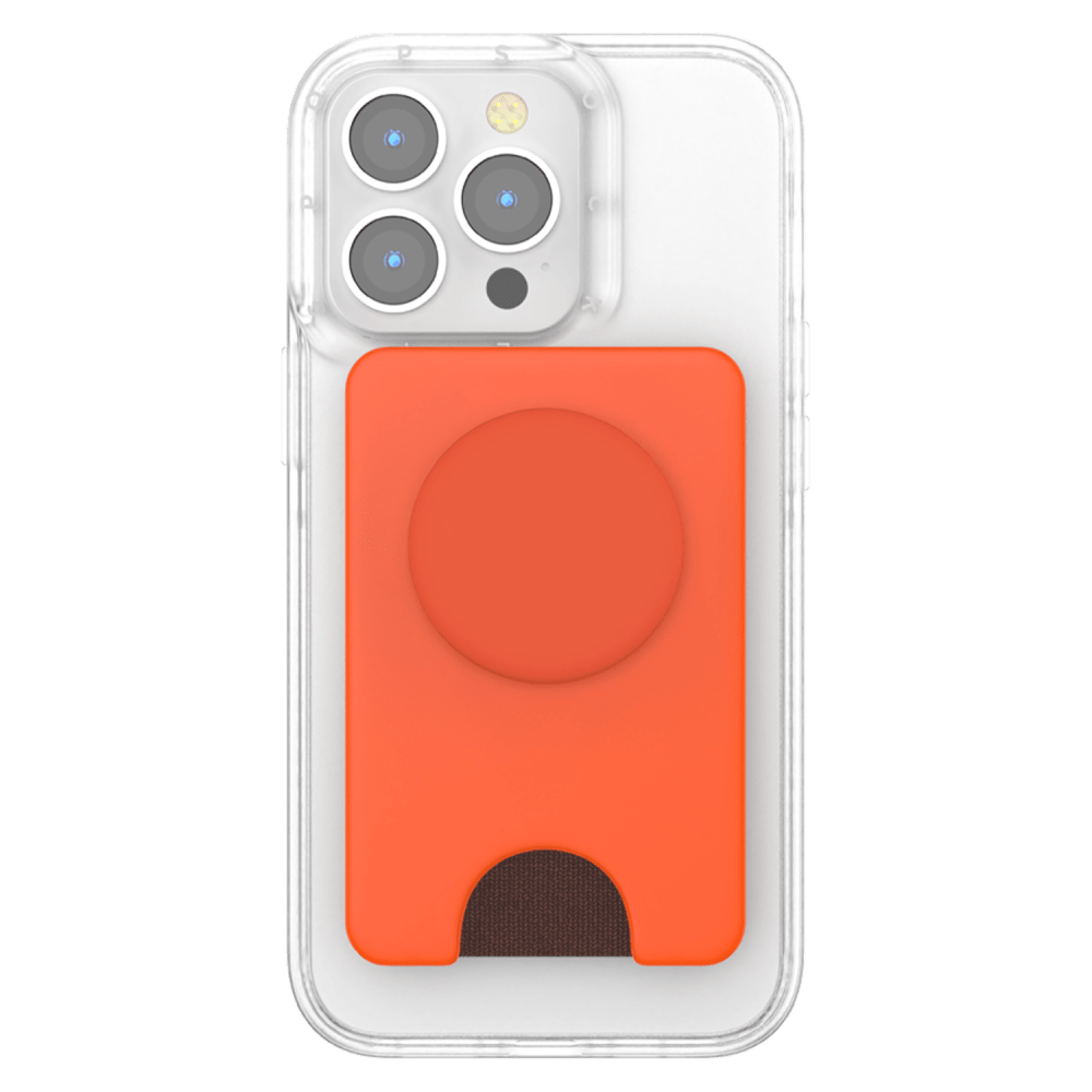 Wholesale cell phone accessory PopSockets - MagSafe PopWallet Plus  - Persimmon