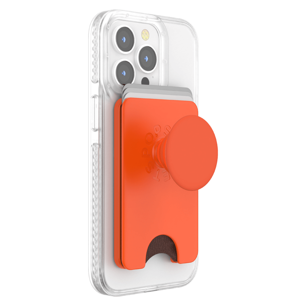 Wholesale cell phone accessory PopSockets - MagSafe PopWallet Plus  - Persimmon