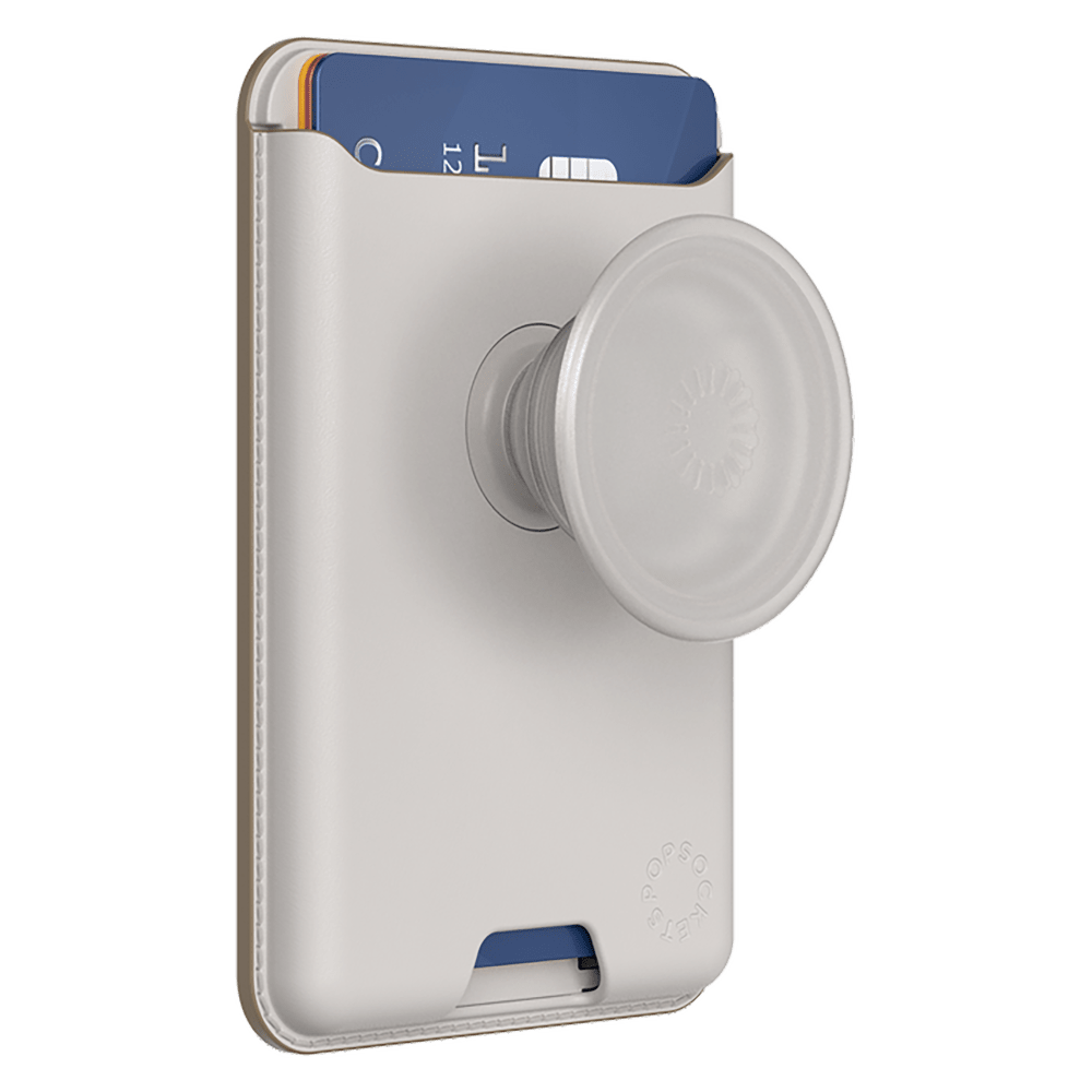 Wholesale cell phone accessory PopSockets - SoftGoods MagSafe PopWallet Plus - Horchata