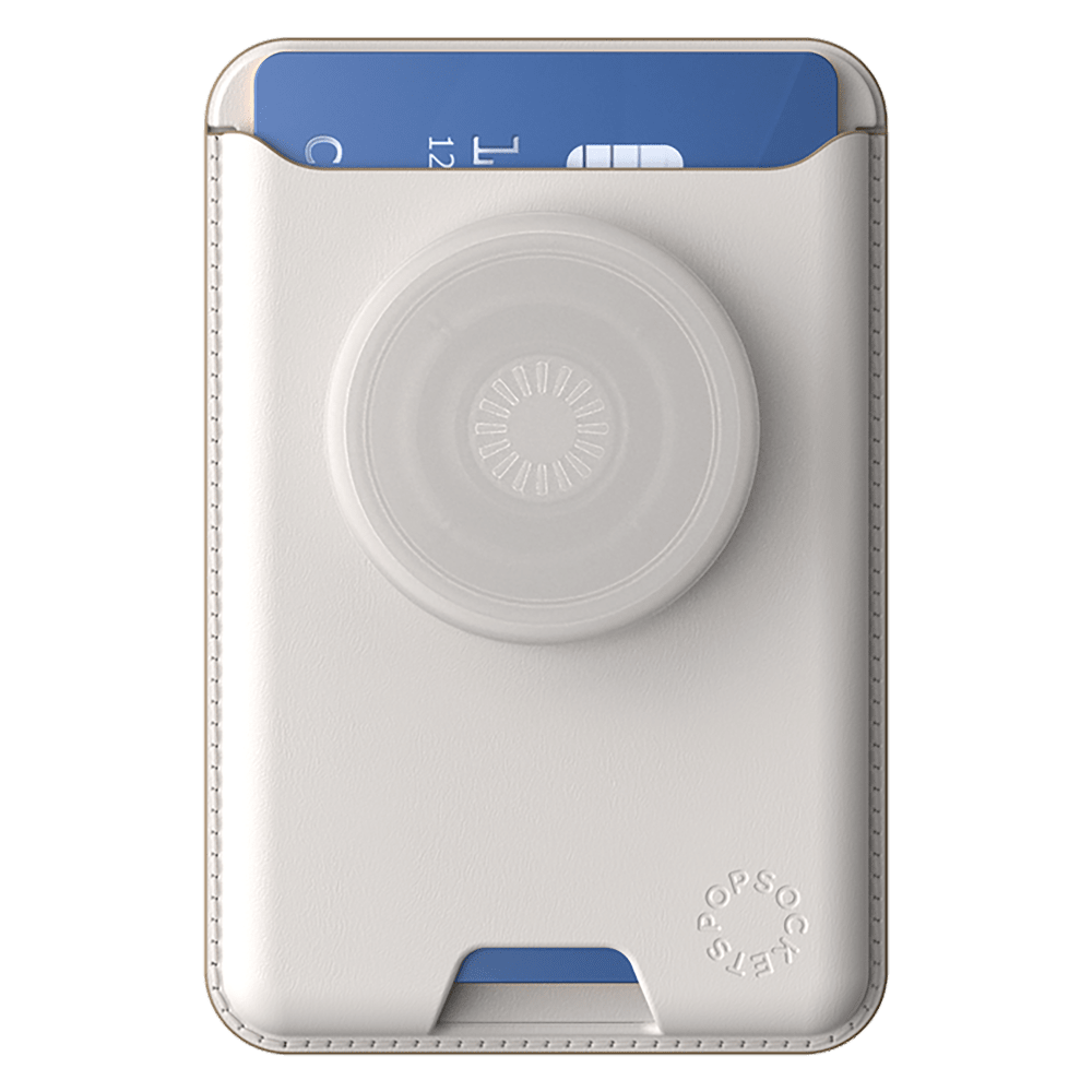 Wholesale cell phone accessory PopSockets - SoftGoods MagSafe PopWallet Plus - Horchata
