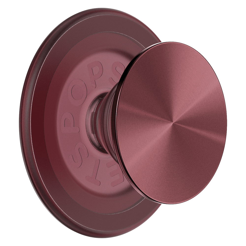 Wholesale cell phone accessory PopSockets - MagSafe PopGrip - Aluminum Radial Oxblood