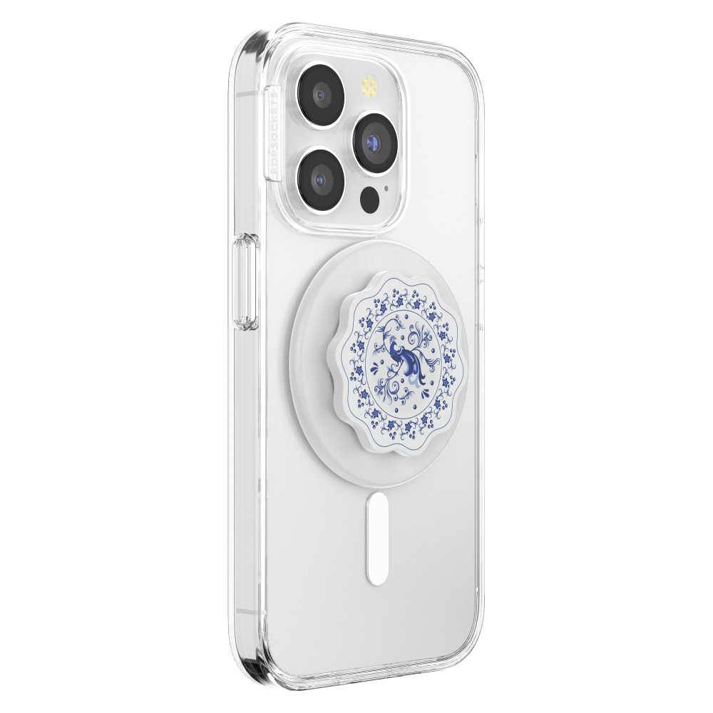 Wholesale cell phone accessory PopSockets - MagSafe PopGrip - Peacock Saucer