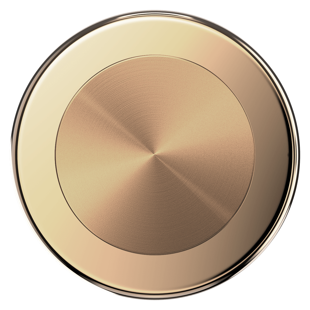 Wholesale cell phone accessory PopSockets - MagSafe PopGrip - Aluminum Radial Gold