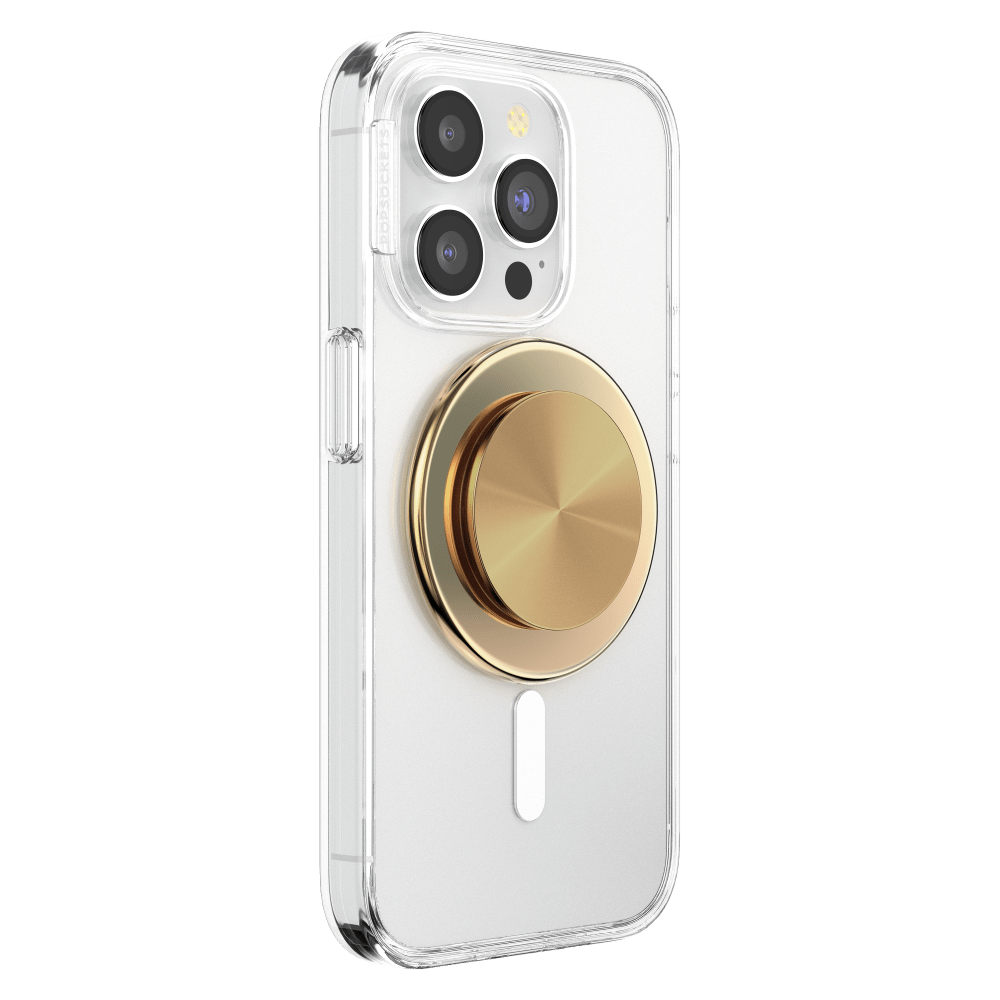 Wholesale cell phone accessory PopSockets - MagSafe PopGrip - Aluminum Radial Gold