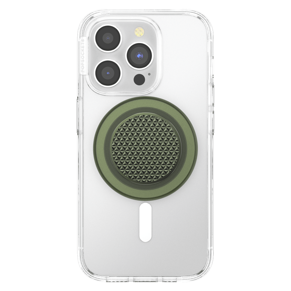 Wholesale cell phone accessory PopSockets - MagSafe PopGrip - Triangle Knurl Olive