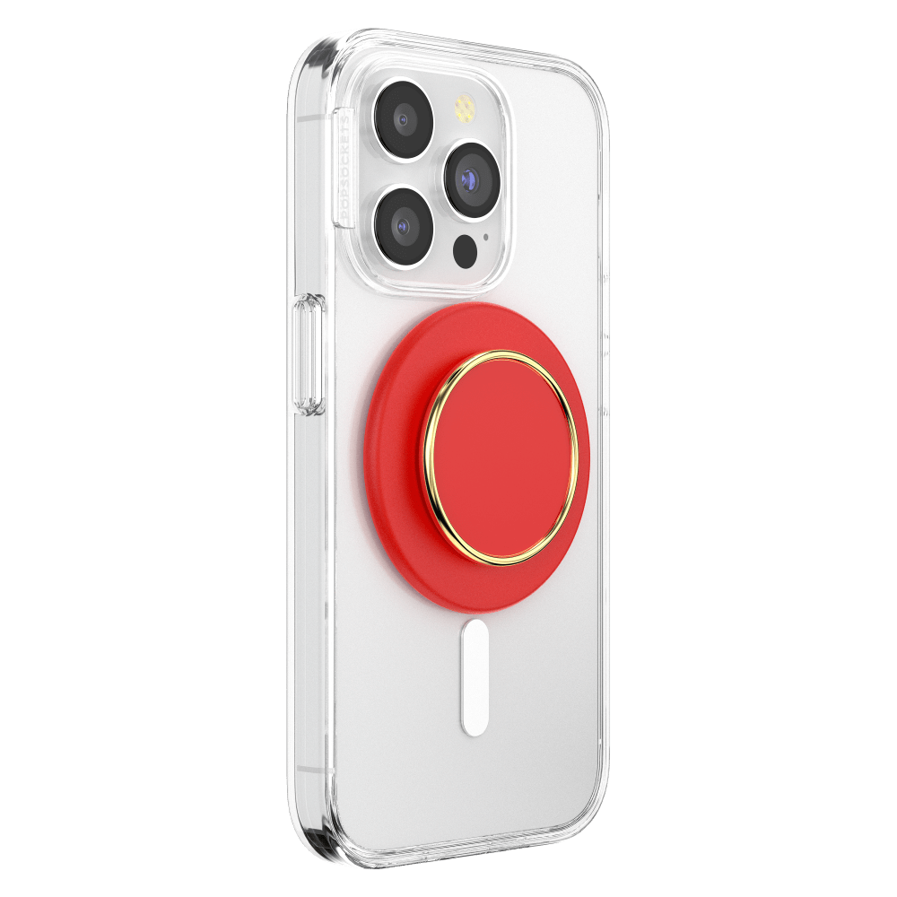 Wholesale cell phone accessory PopSockets - MagSafe PopGrip - Luxe Enamel Rosso