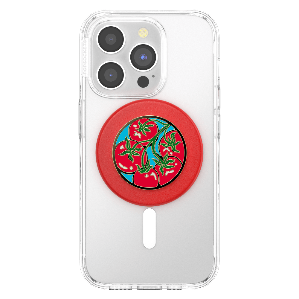 Wholesale cell phone accessory PopSockets - MagSafe PopGrip - Enamel Tomato Rosso