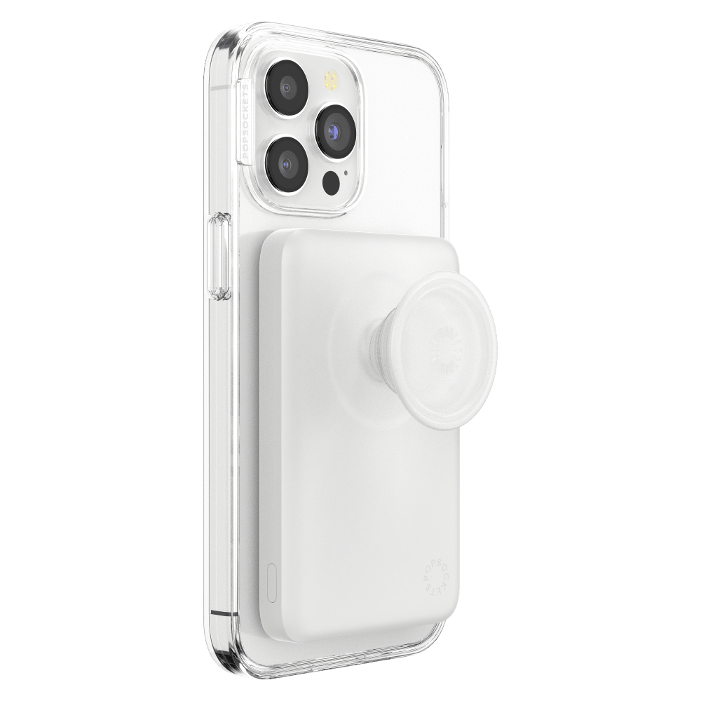 Wholesale cell phone accessory PopSockets - MagSafe Power Pack Charger 5,000 mAh - White