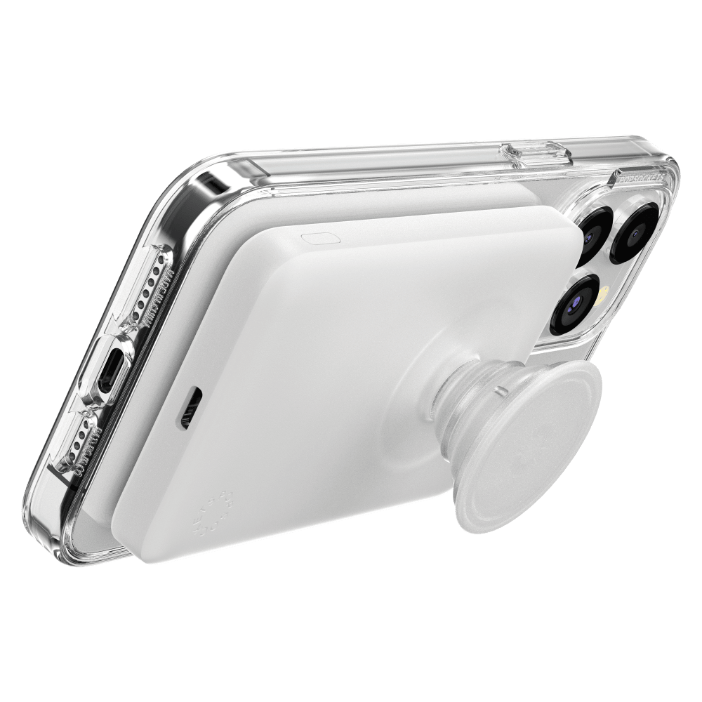 Wholesale cell phone accessory PopSockets - MagSafe Power Pack Charger 5,000 mAh - White