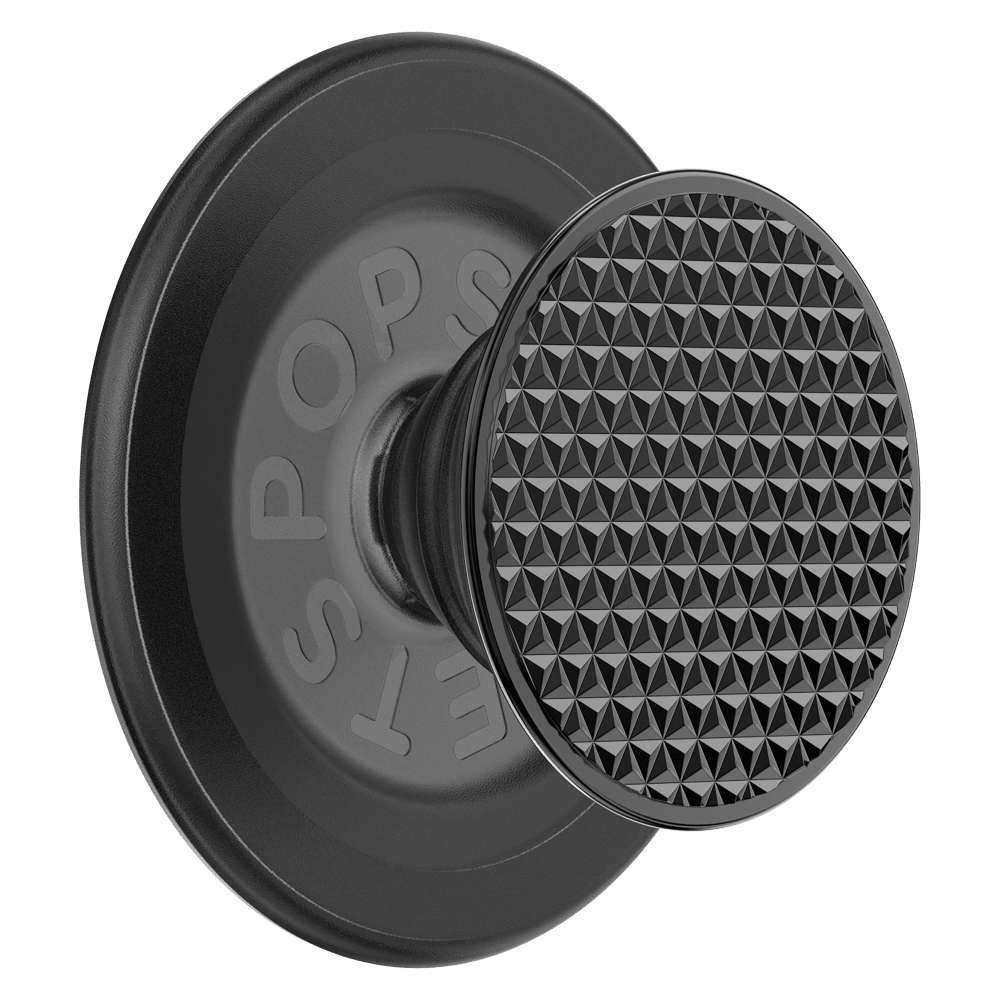 Wholesale cell phone accessory PopSockets - MagSafe PopGrip - Triangle Knurled Black