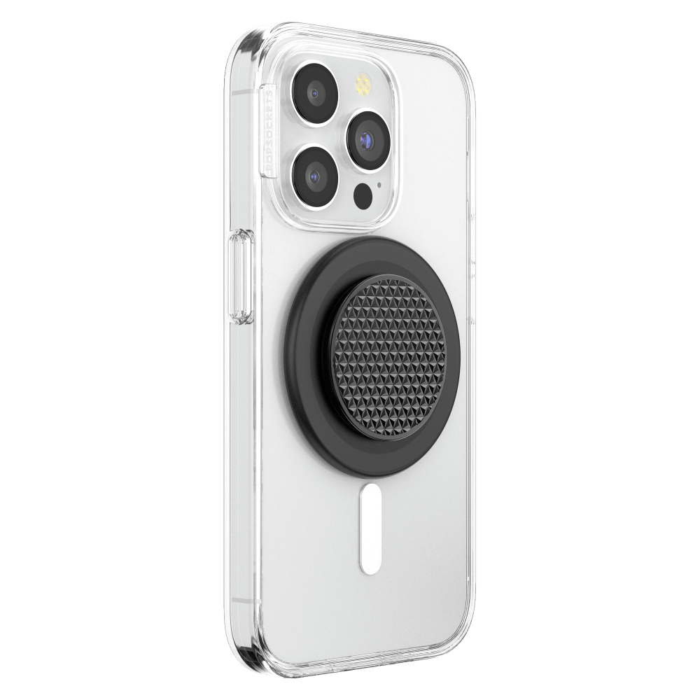 Wholesale cell phone accessory PopSockets - MagSafe PopGrip - Triangle Knurled Black