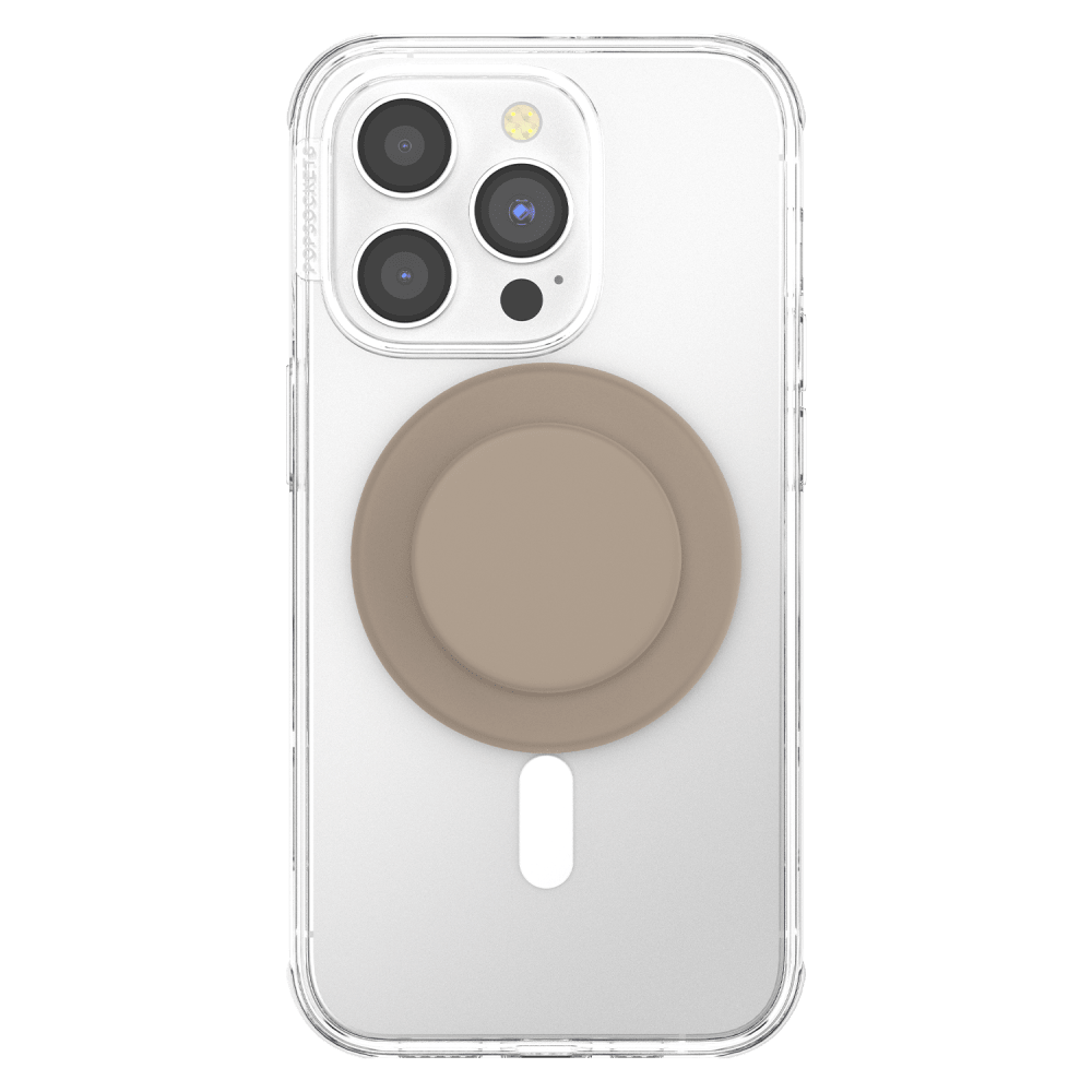 Wholesale cell phone accessory PopSockets - PopGrip MagSafe Circle Soft Touch - Latte
