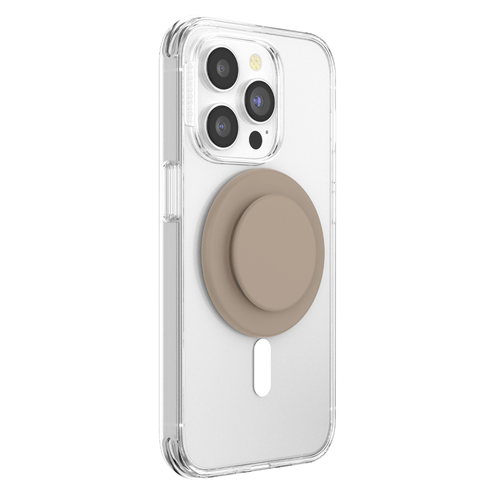 Wholesale cell phone accessory PopSockets - PopGrip MagSafe Circle Soft Touch - Latte