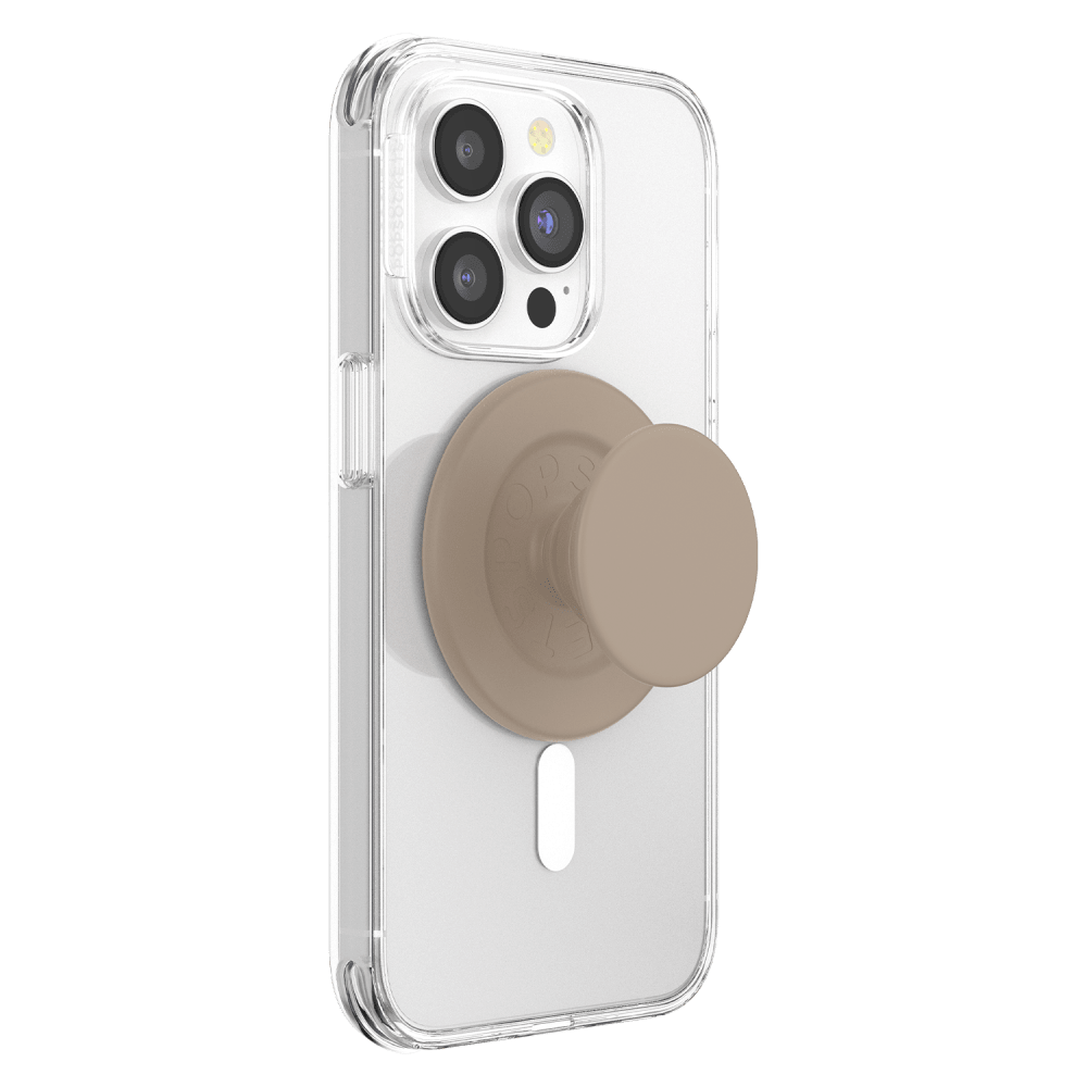 Wholesale cell phone accessory PopSockets - PopGrip MagSafe Circle Soft Touch - Latte