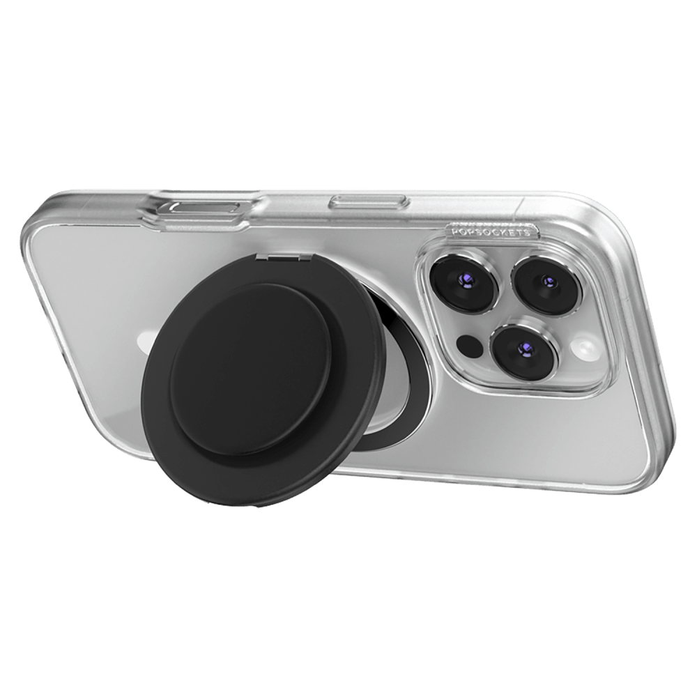 Wholesale cell phone accessory PopSockets - PopGrip KickOut MagSafe Circle - Black