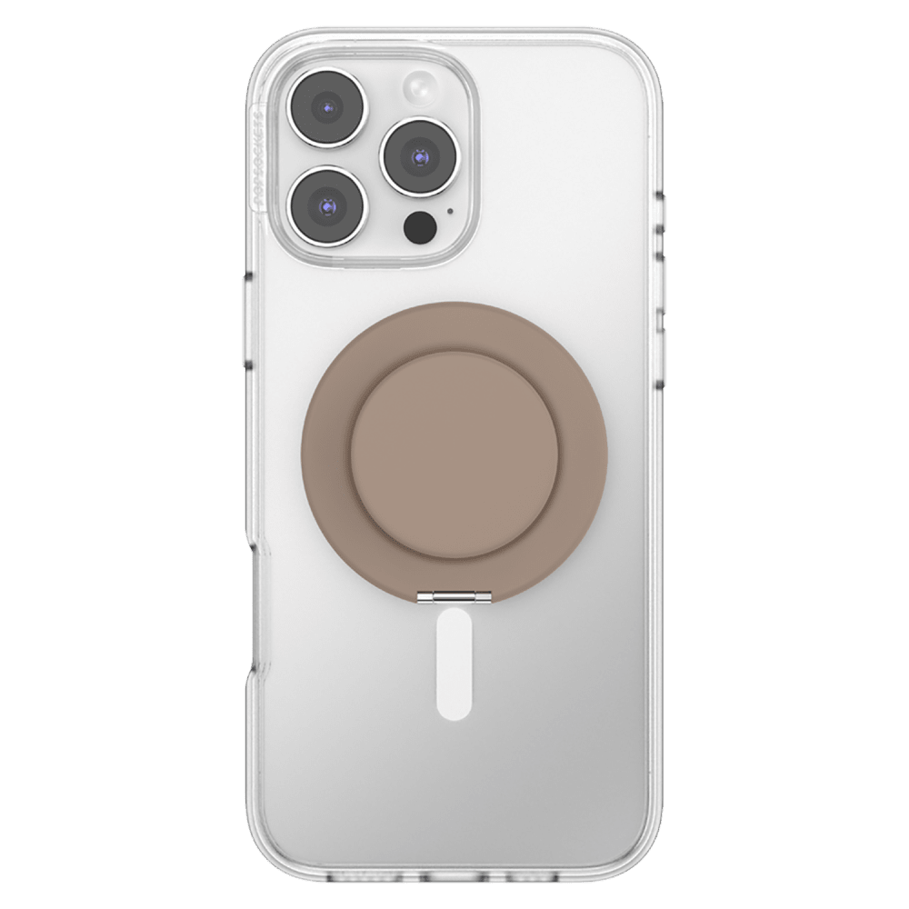 Wholesale cell phone accessory Popsockets - PopGrip KickOut MagSafe Circle - Latte