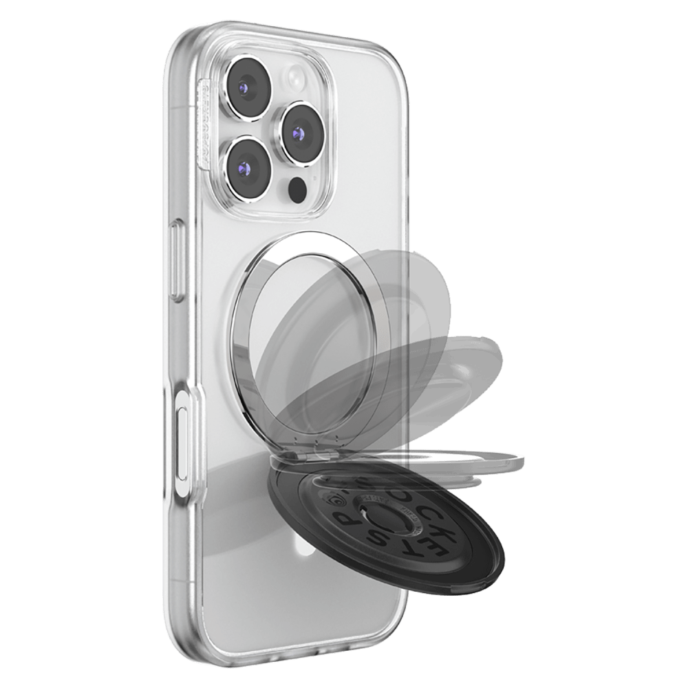 Wholesale cell phone accessory PopSockets - PopGrip KickOut MagSafe Circle - Aluminum Radial