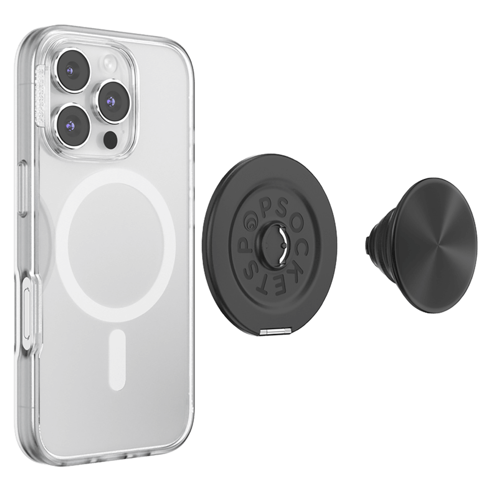 Wholesale cell phone accessory PopSockets - PopGrip KickOut MagSafe Circle - Aluminum Radial